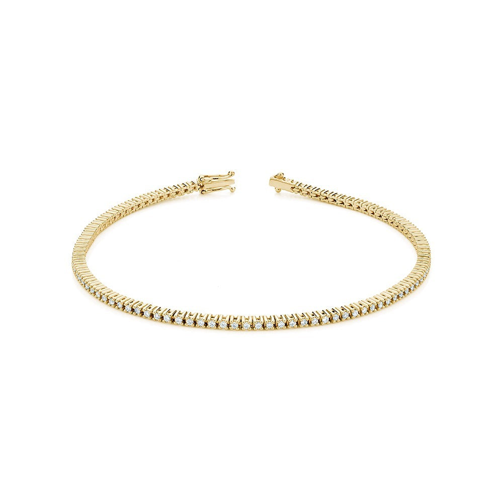 18K Gold Diamond Tennis Bracelet