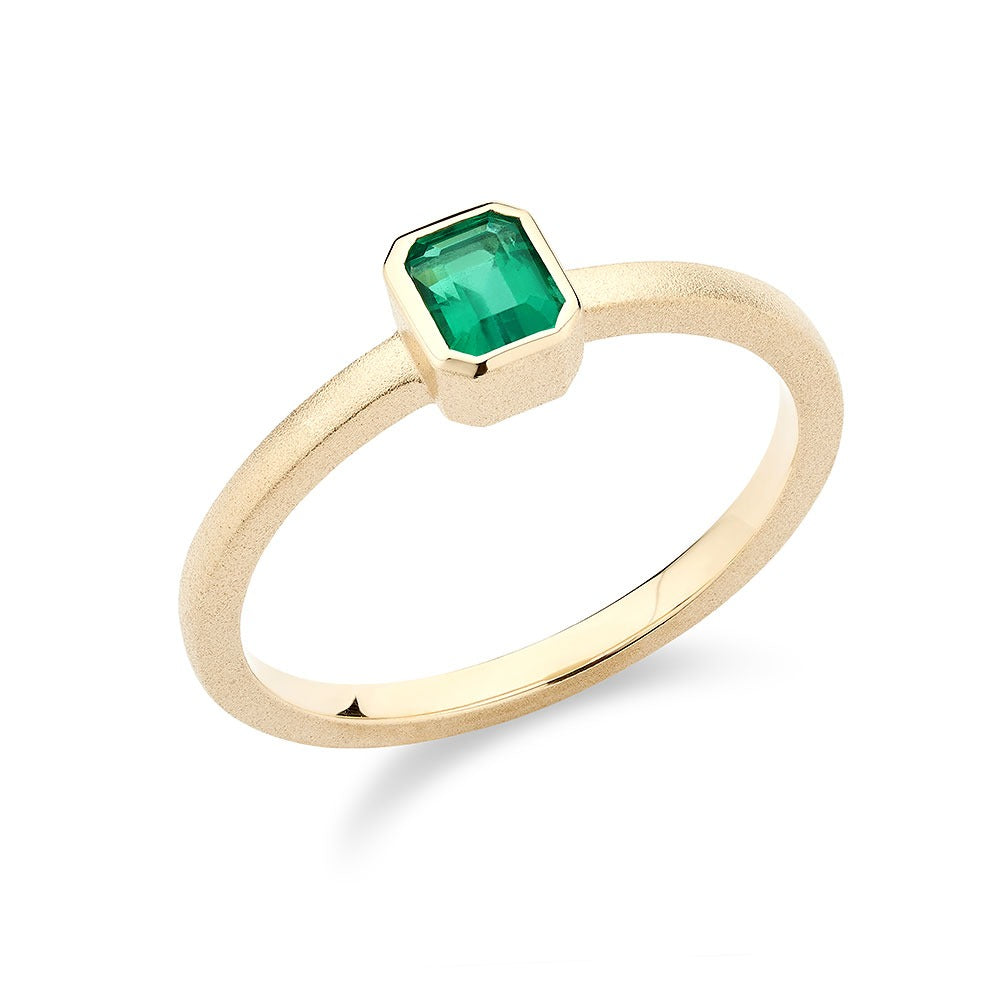 Emerald Stacking Ring