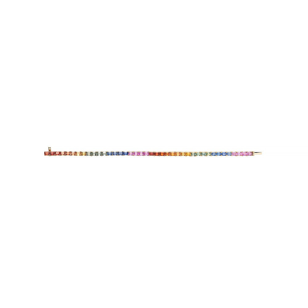 Rainbow Sapphire Bracelet