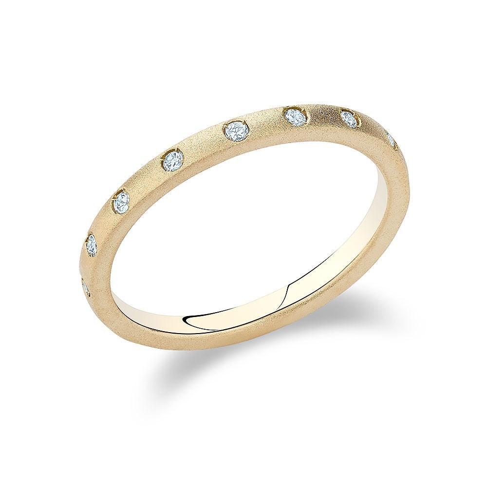 Bague empilable en satin