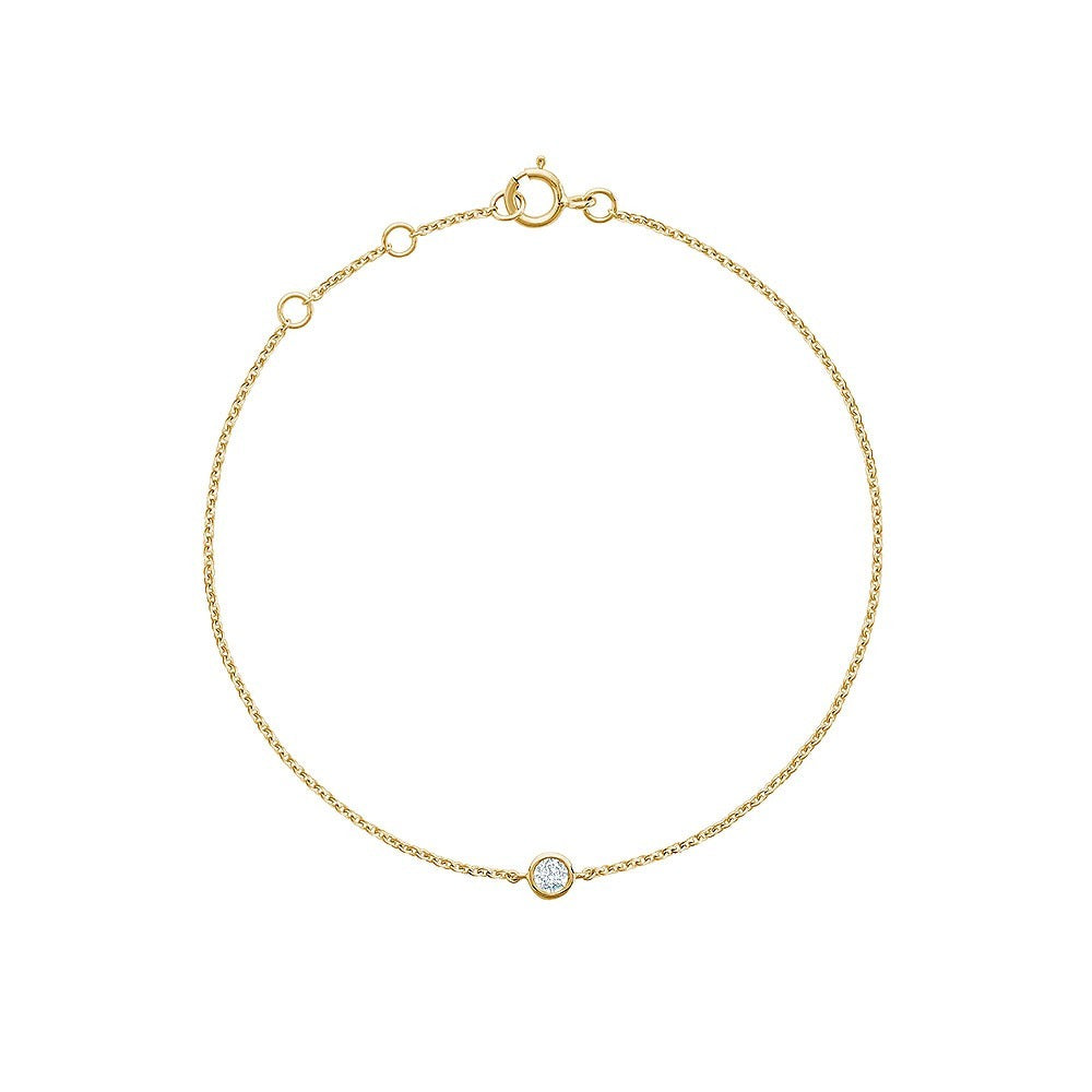Single Solitaire Bracelet