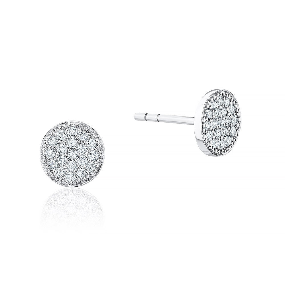 Pavé Diamond Studs