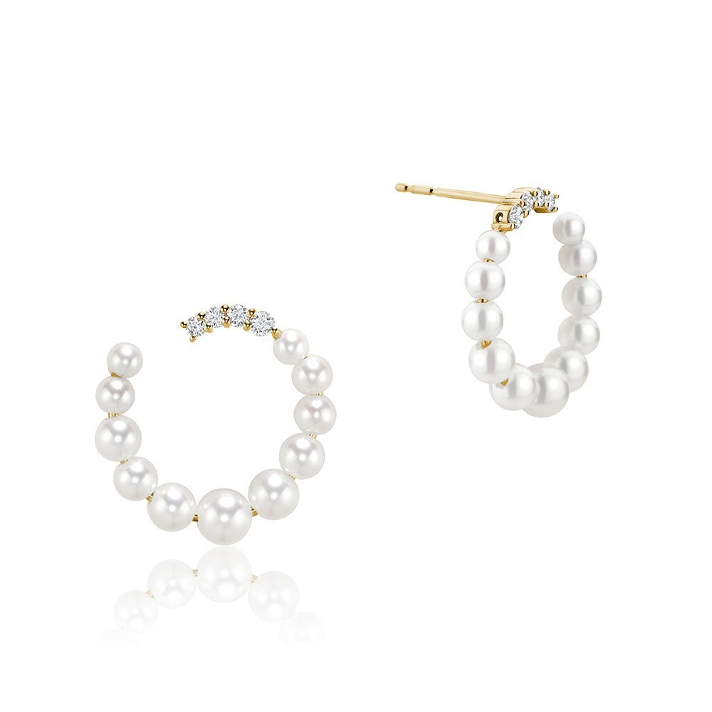 Pearl Hoops
