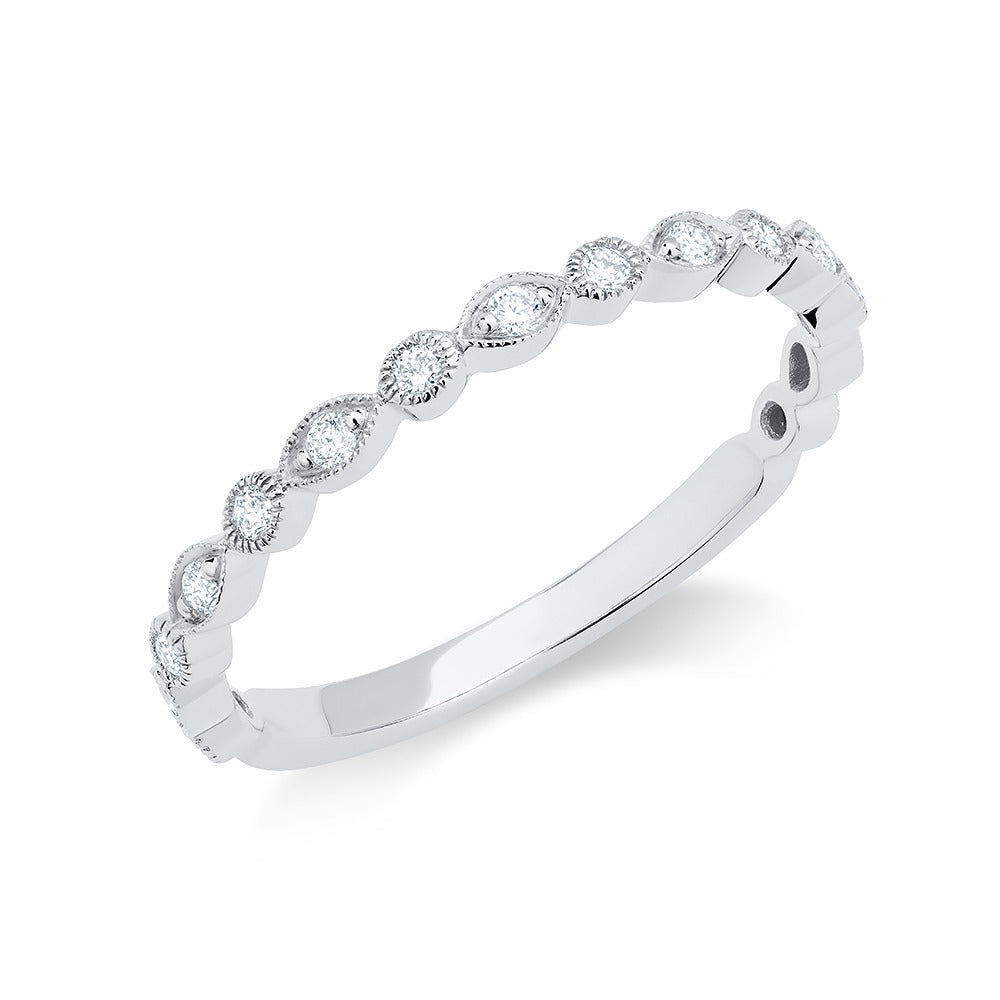 Bague marquise et ronde