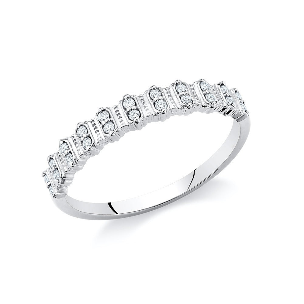 Bague empilable géométrique