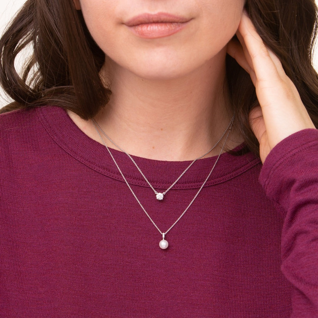 Diamond Solitaire Pendant